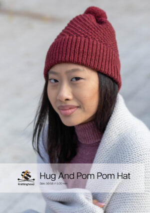 Hug And Pom Pom Hat