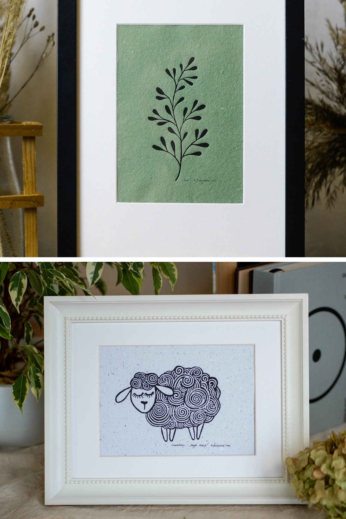 Paveikslų rinkinys “Rūta” ir “Avytė Gabija”