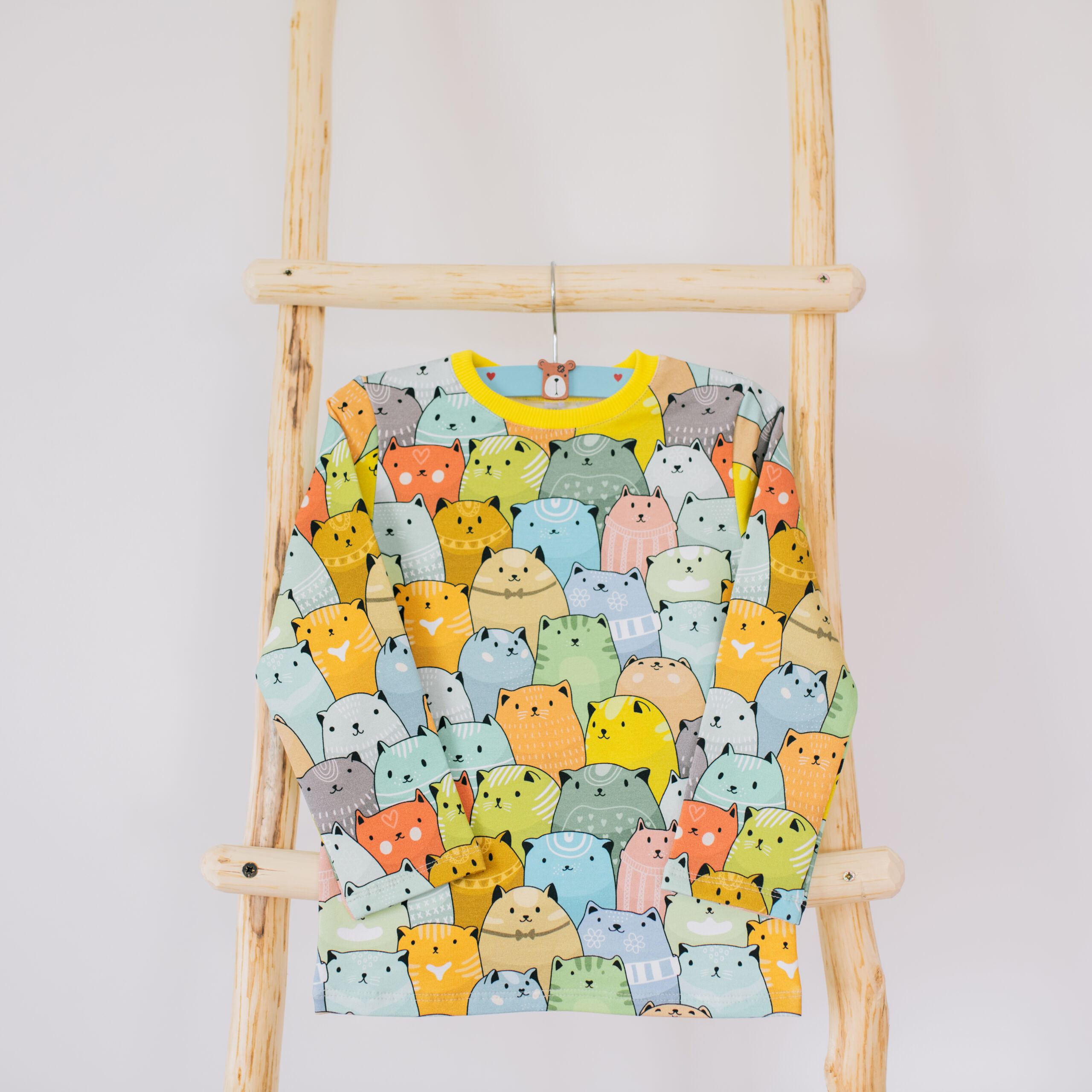 Katinų marškinėliai mažiesiems