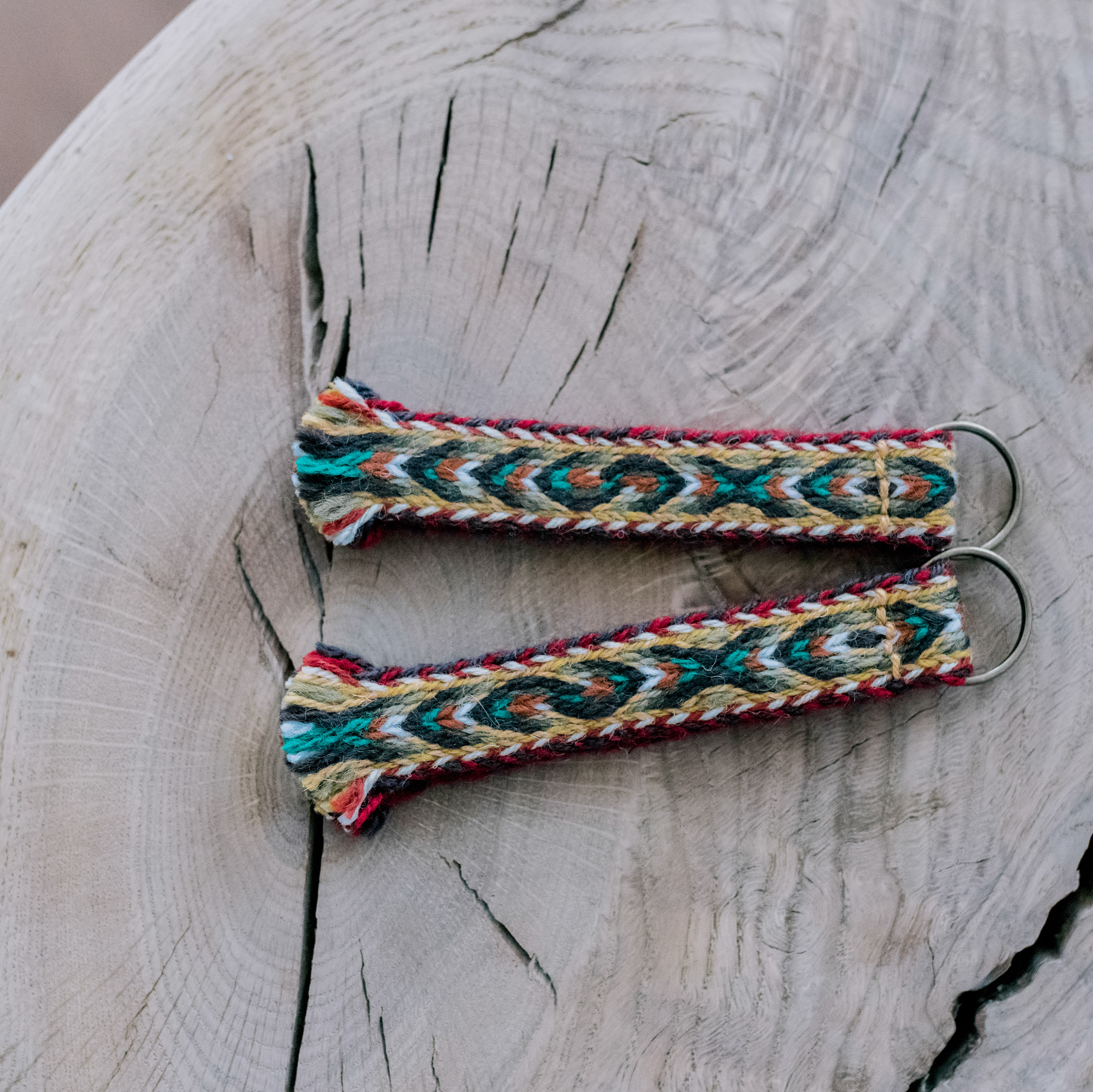 Raktų pakabukas „Baltų spalvos“